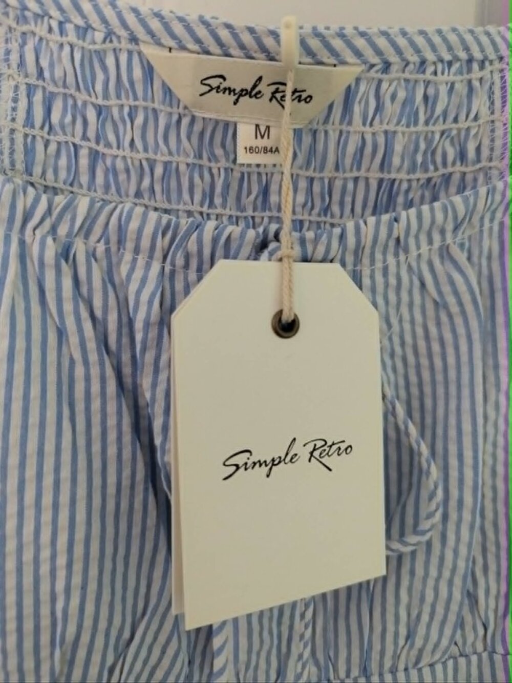 Simple Retro "Maisie French Tie" cotton dress, size M, NWT - Picture 11 of 12